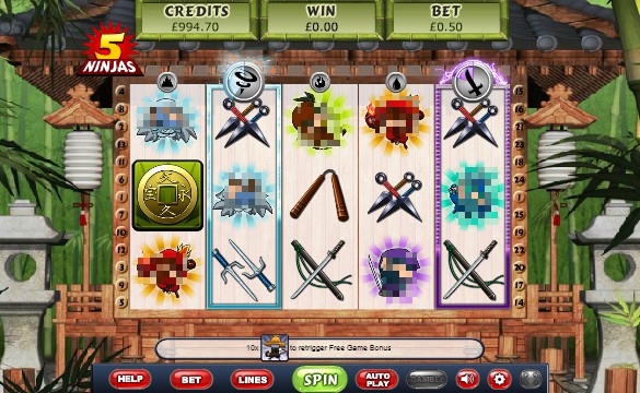 5 Ninjas Casino Slots