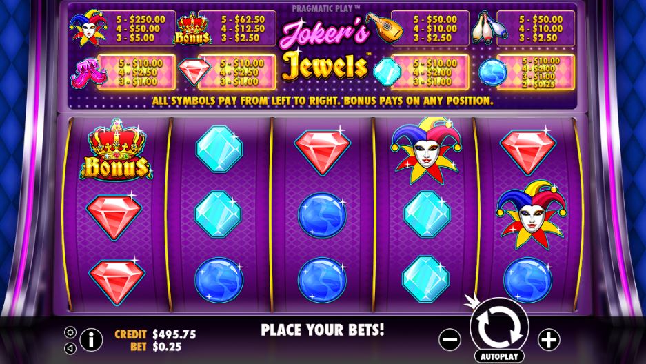 Joker's Jewels | Casino Slots | LateCasino.com