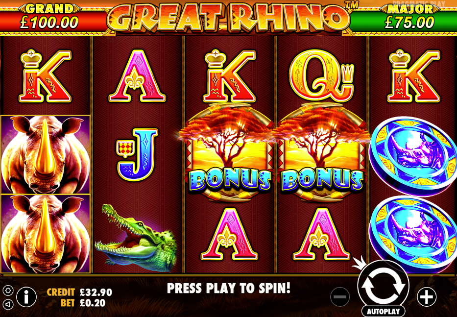 Great Rhino Slot Game